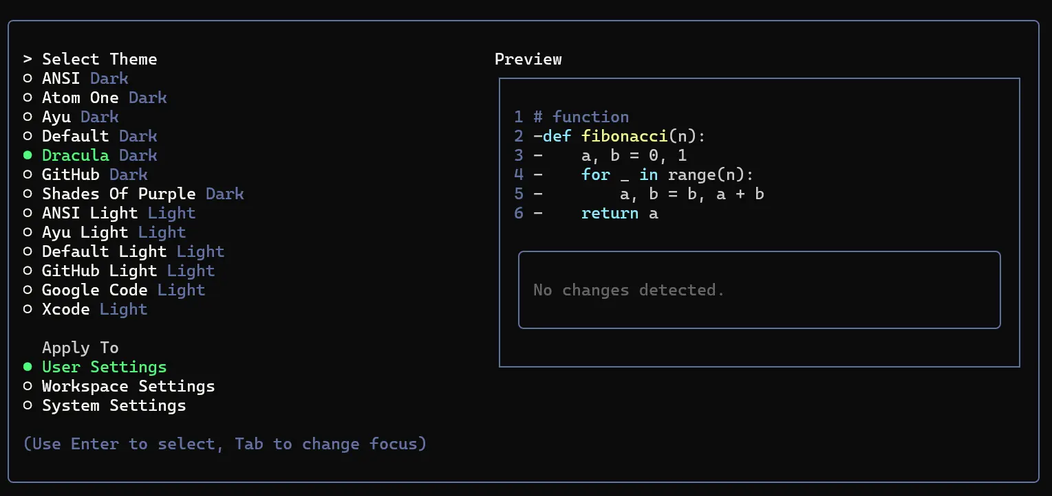 gemini theme