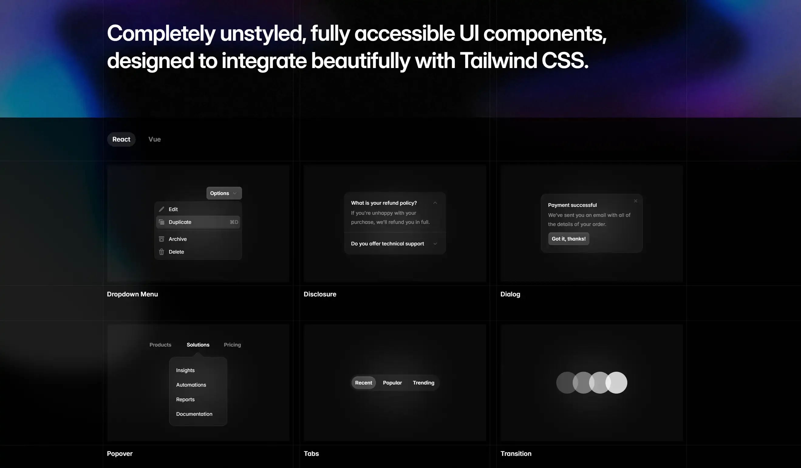 Headless UI