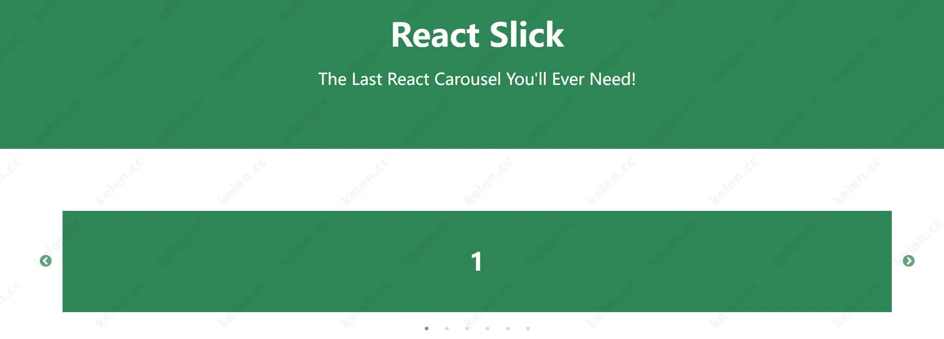 React Slick