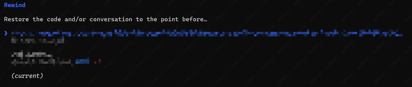 claude rewind
