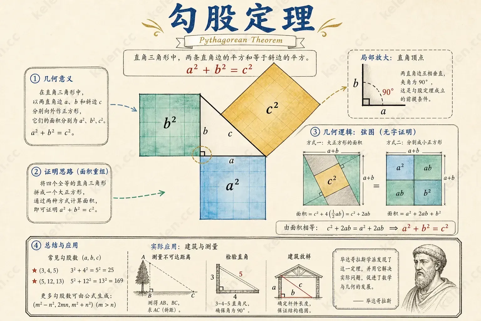 数学信息图
