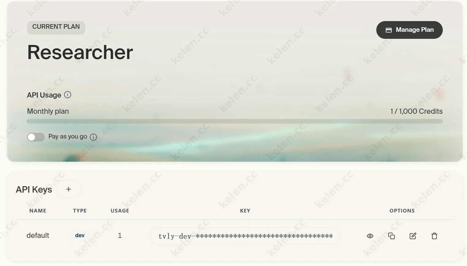 Travily API管理后台